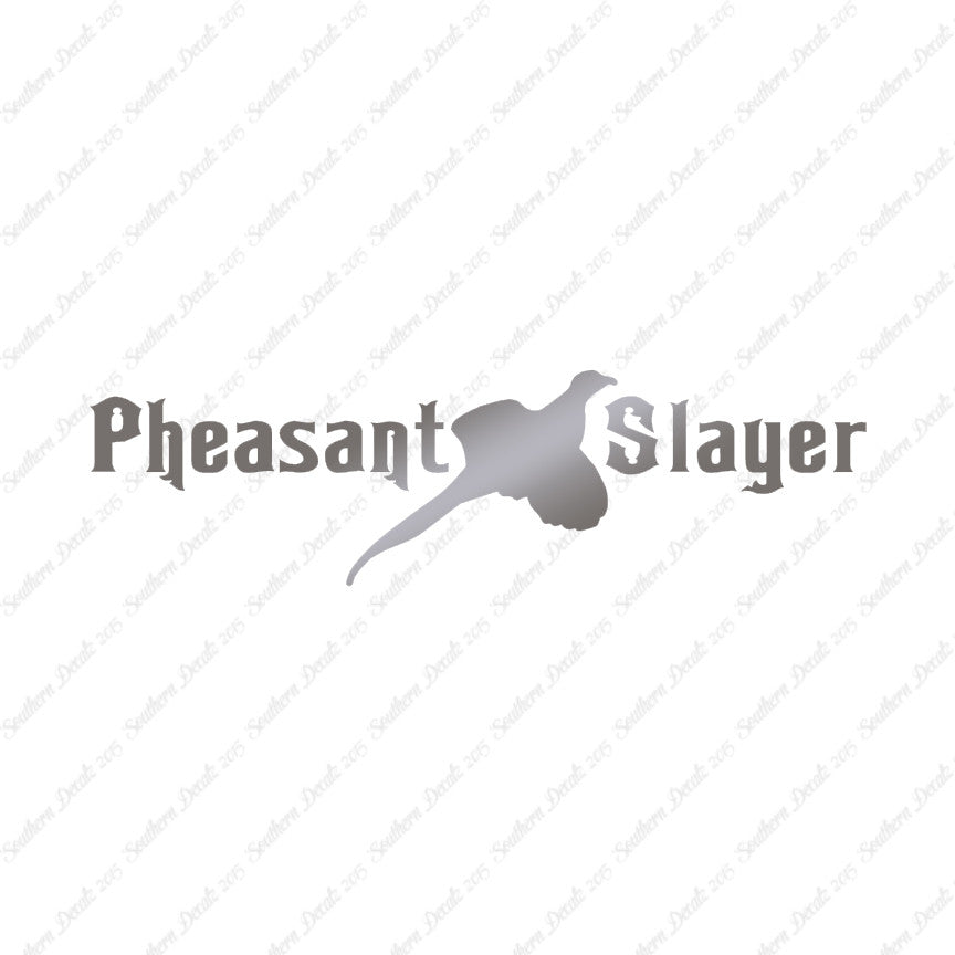 Pheasant Slayer Hunting