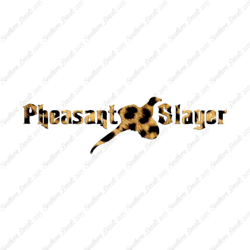 Pheasant Slayer Hunting