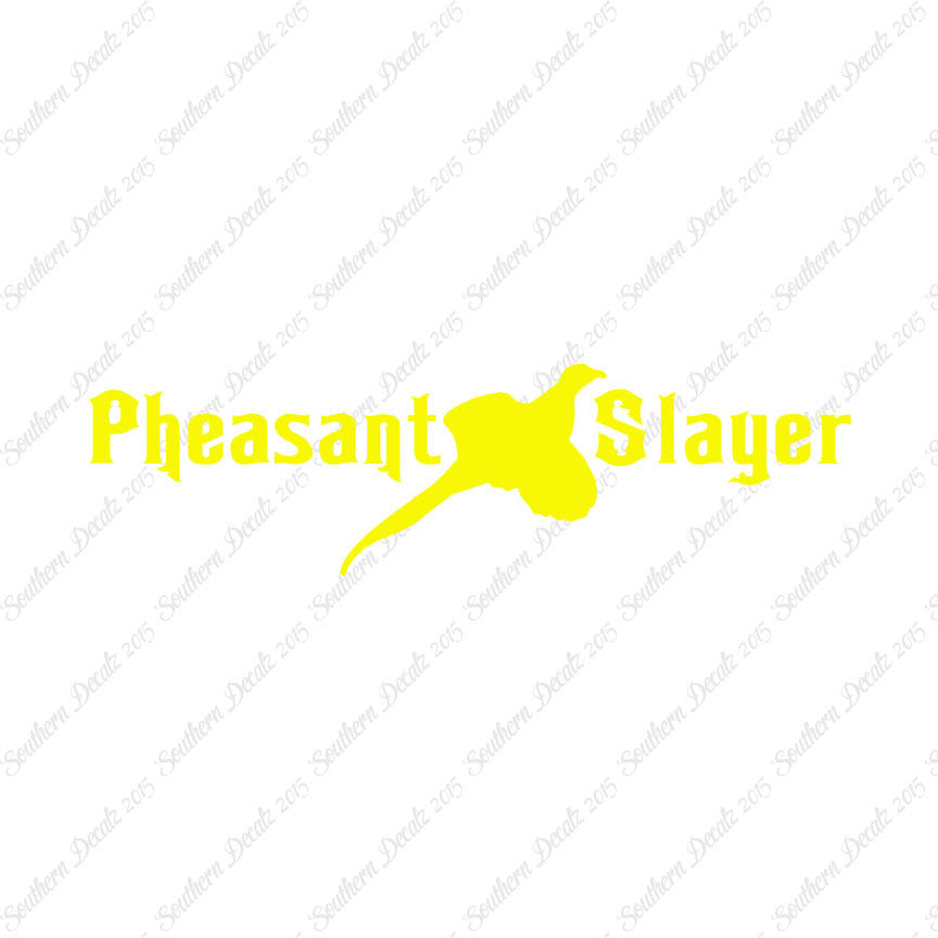 Pheasant Slayer Hunting
