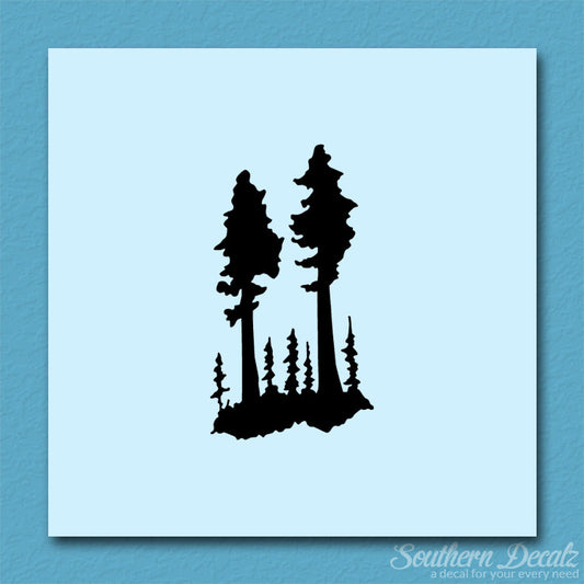 Palm Trees Forest Drawing