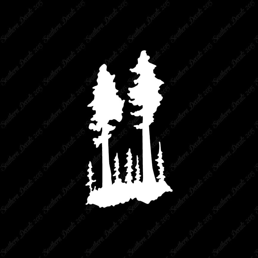 Palm Trees Forest Drawing