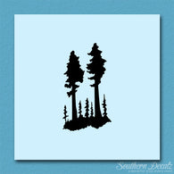 Palm Trees Forest Drawing