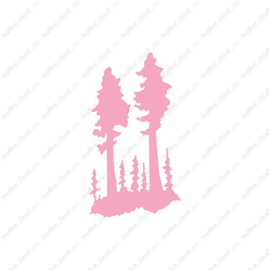 Palm Trees Forest Drawing
