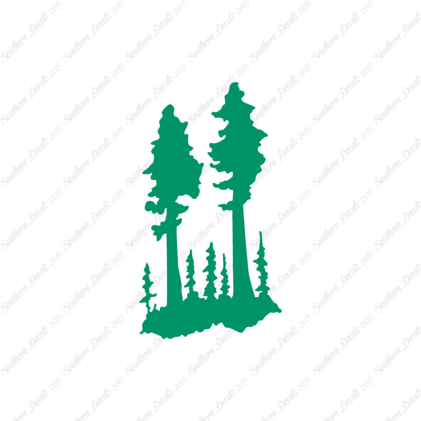 Palm Trees Forest Drawing