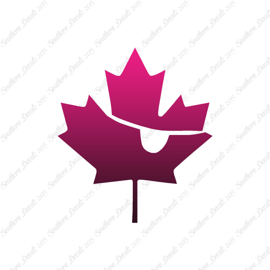 Pirate Canadian Flag Maple Leaf