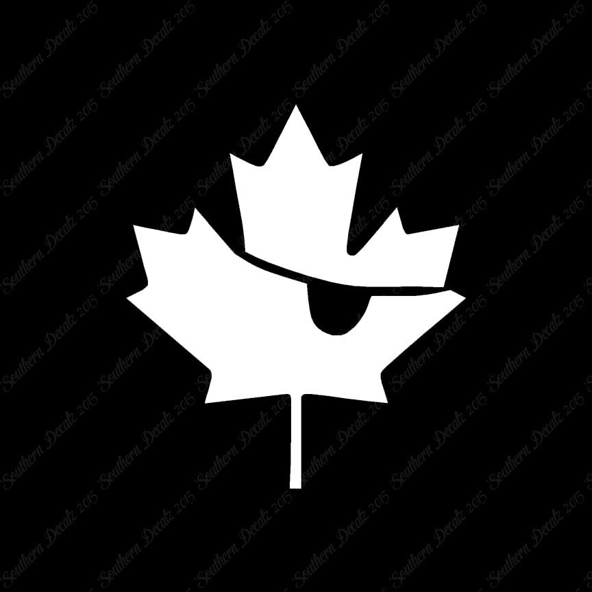 Pirate Canadian Flag Maple Leaf