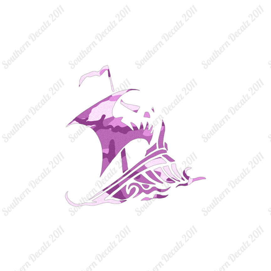 Tribal Pirate Ship Flag