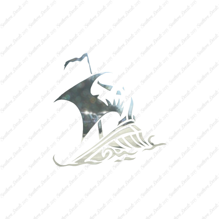 Tribal Pirate Ship Flag
