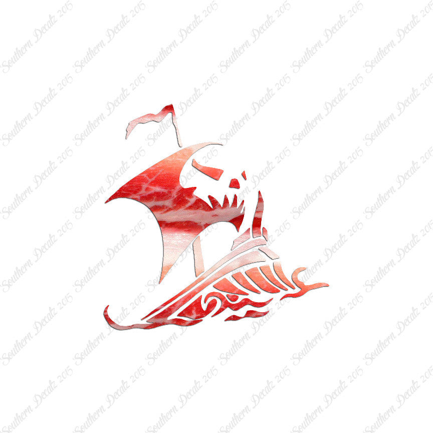 Tribal Pirate Ship Flag