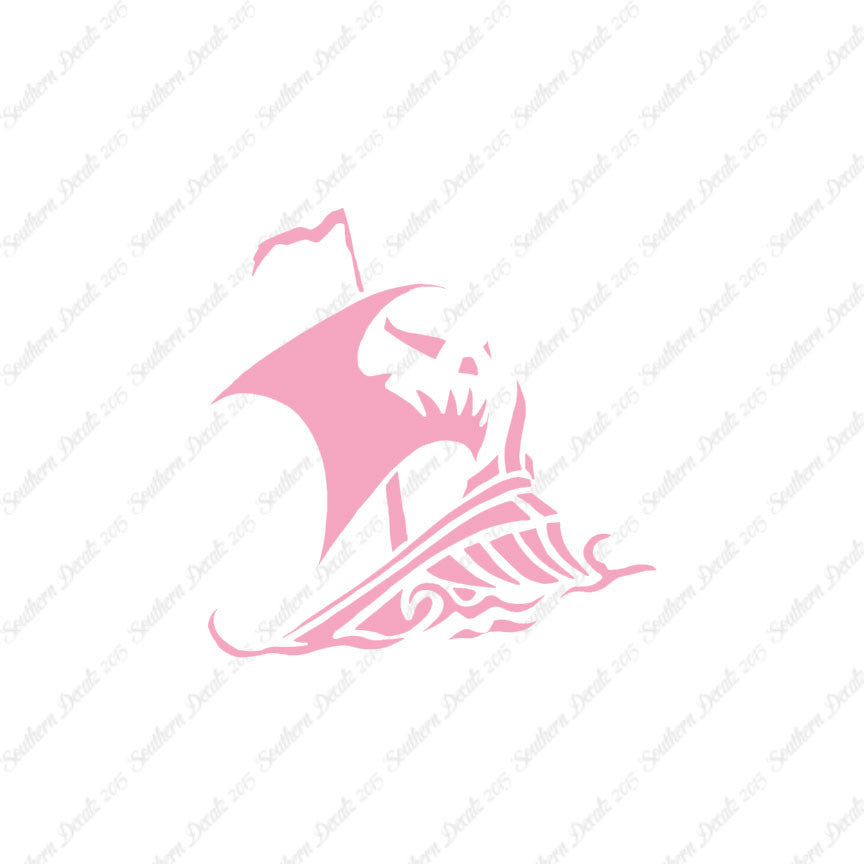 Tribal Pirate Ship Flag