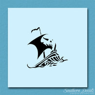 Tribal Pirate Ship Flag
