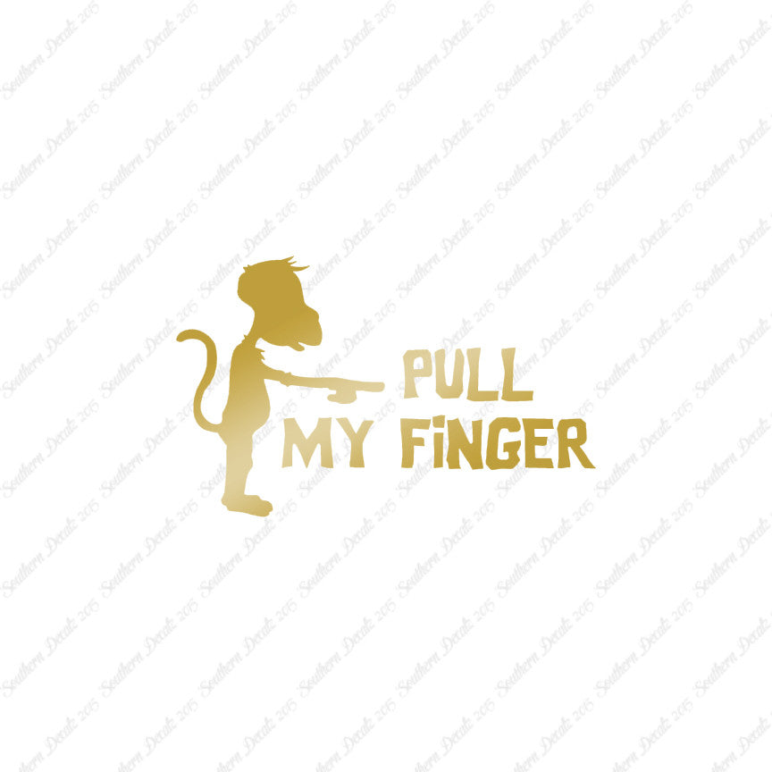 Pull My Finger Monkey
