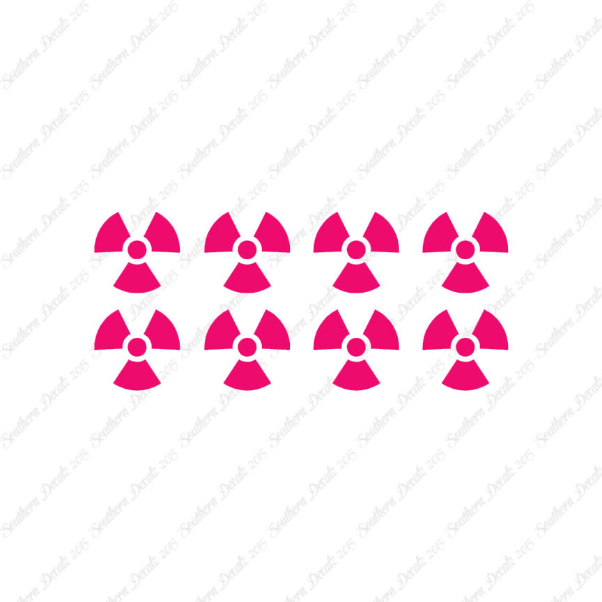 Eight Radioactive Symbols