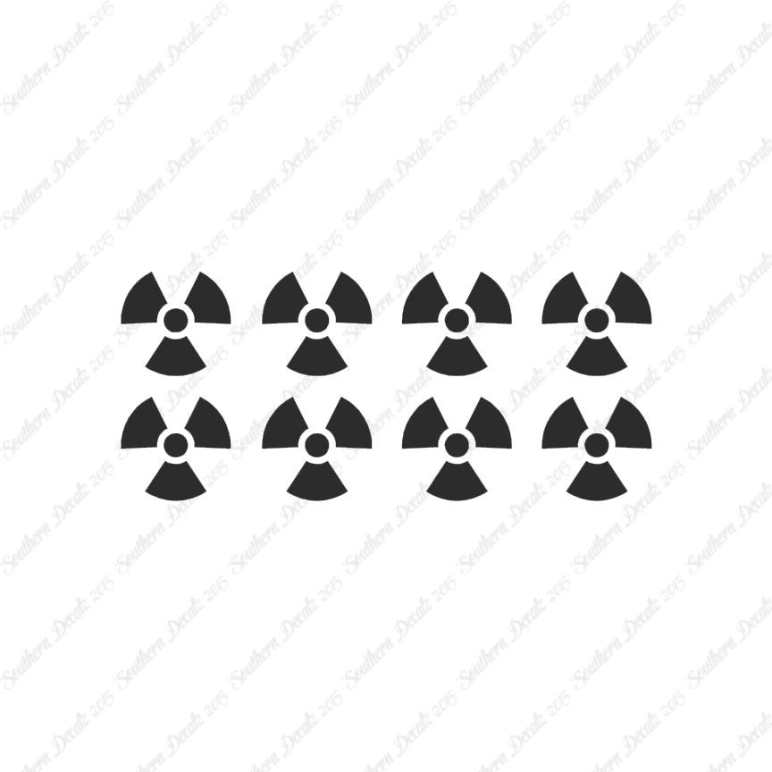 Eight Radioactive Symbols