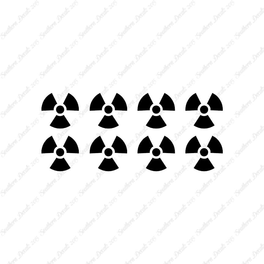 Eight Radioactive Symbols