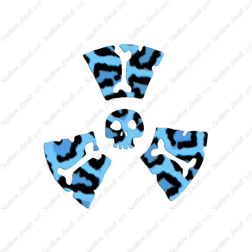 Radioactive Symbol Skull