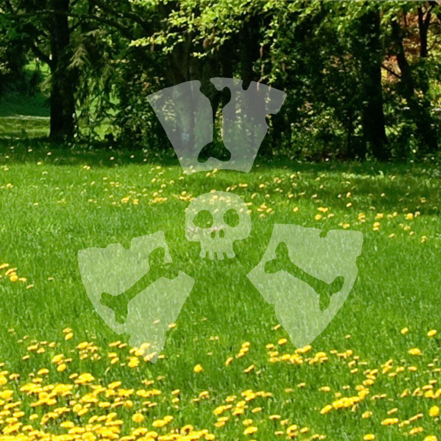 Radioactive Symbol Skull