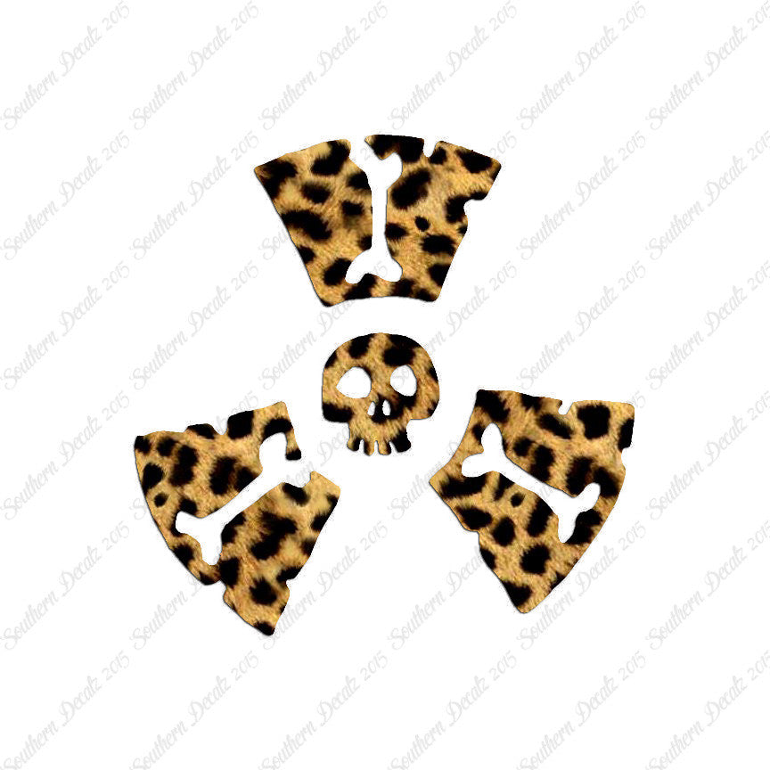 Radioactive Symbol Skull