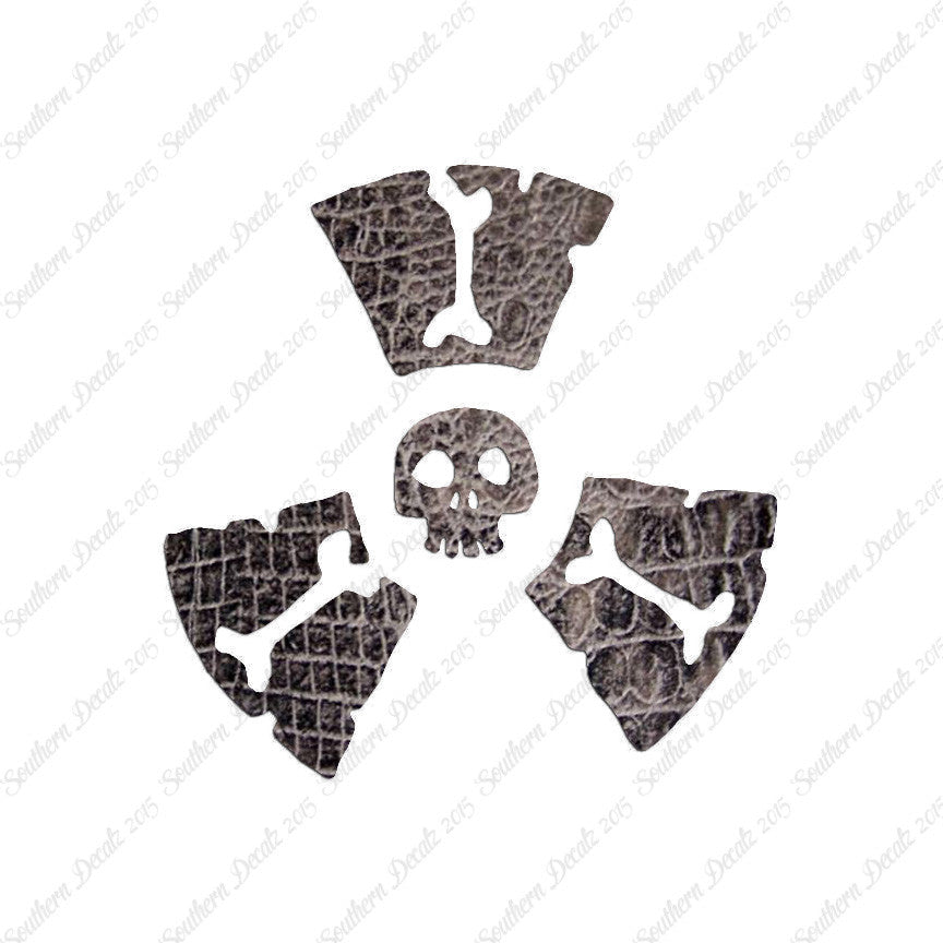Radioactive Symbol Skull