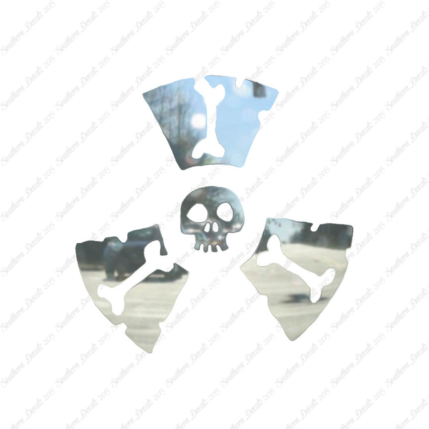 Radioactive Symbol Skull