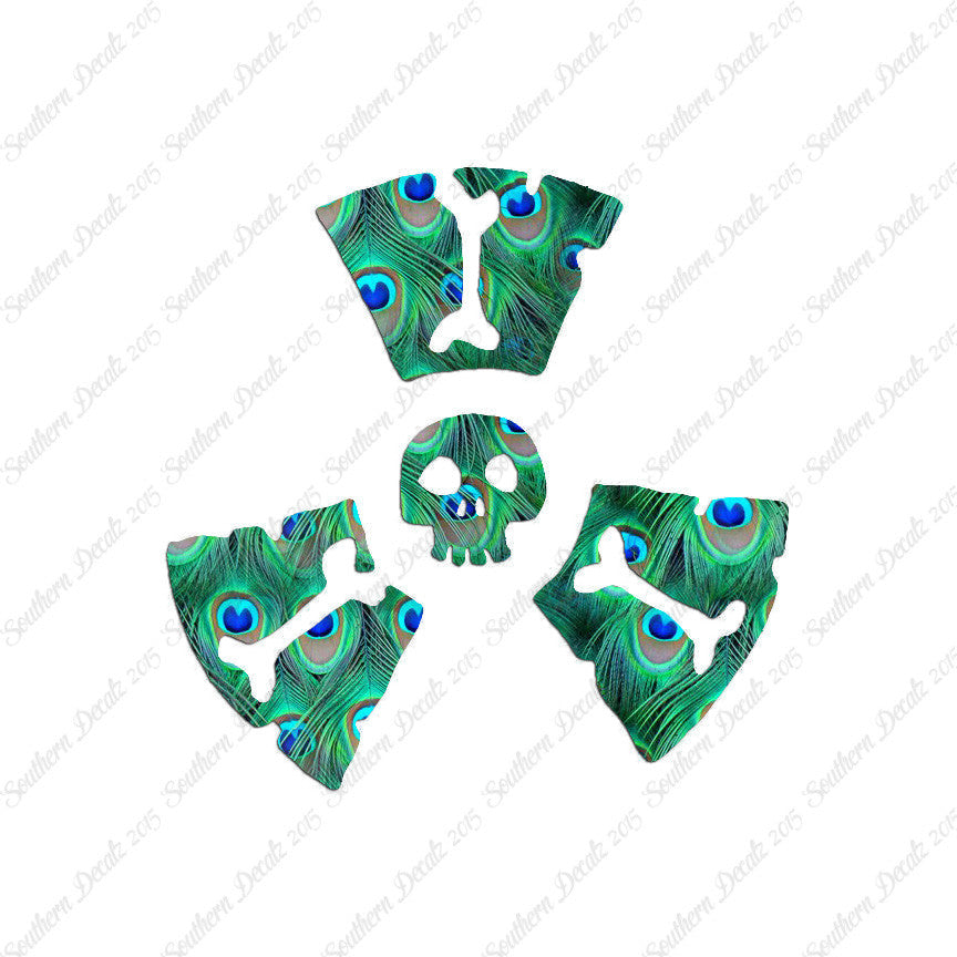 Radioactive Symbol Skull