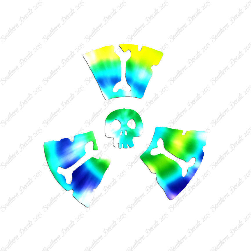 Radioactive Symbol Skull