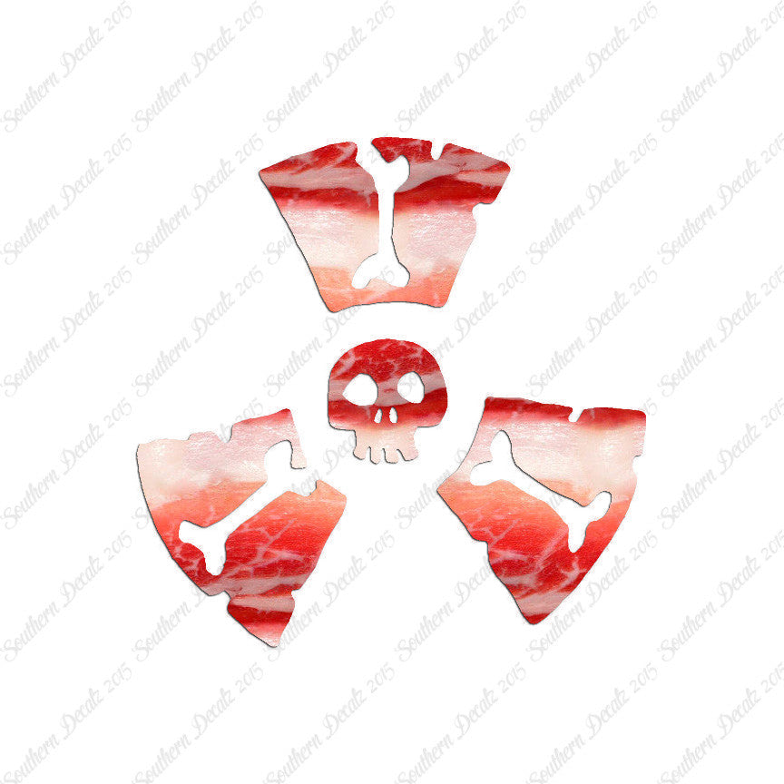 Radioactive Symbol Skull