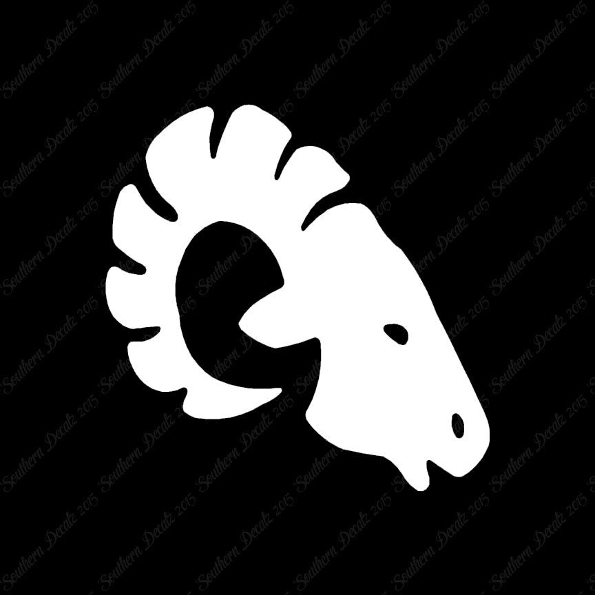 Tribal Ram Skull