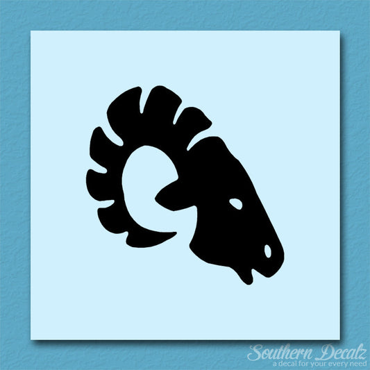 Tribal Ram Skull