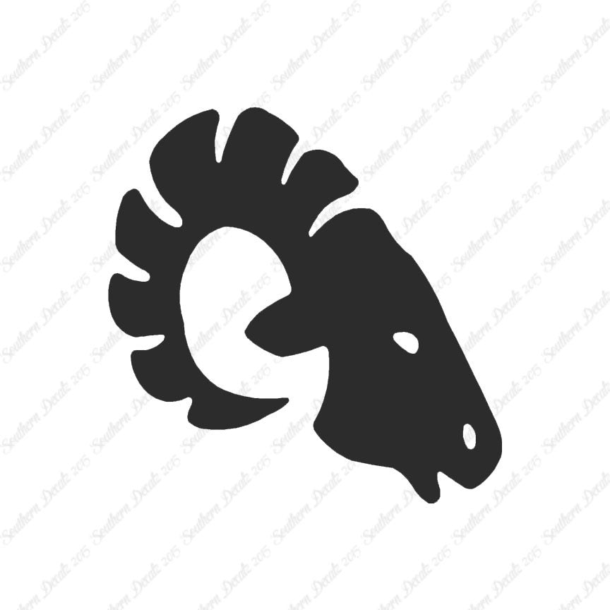 Tribal Ram Skull