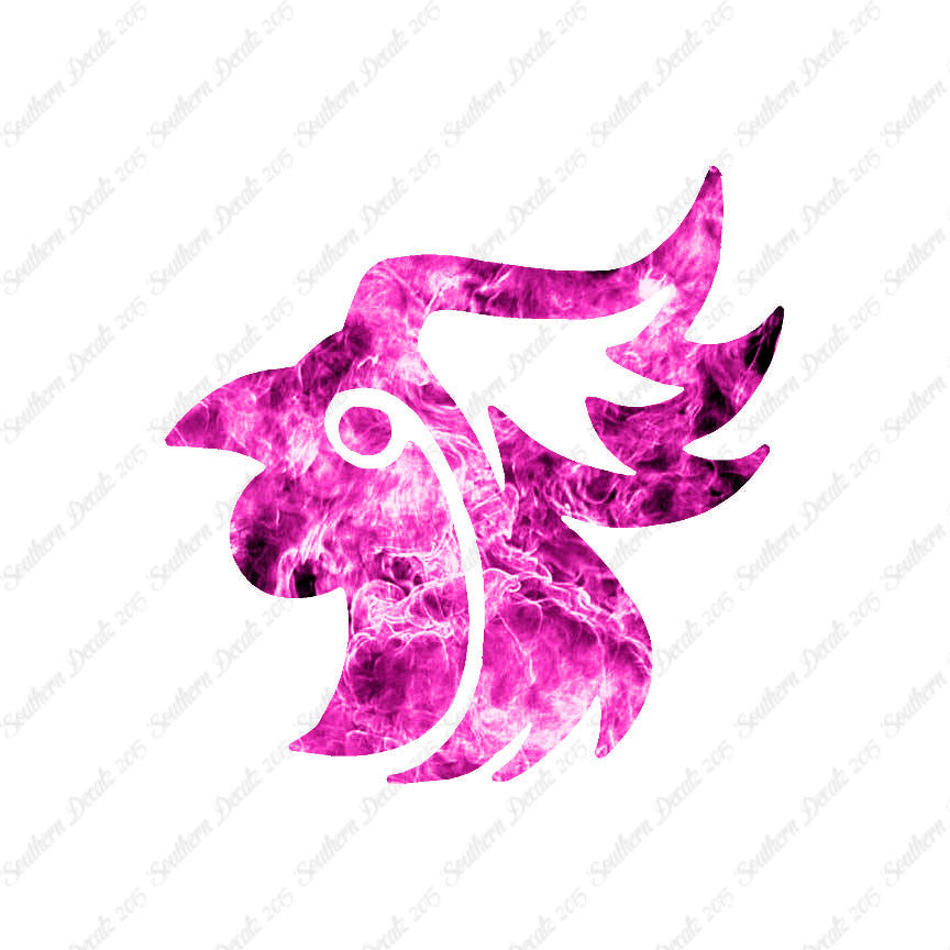 Tribal Rooster Head