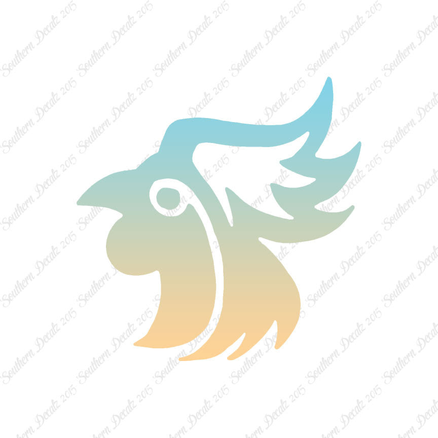 Tribal Rooster Head