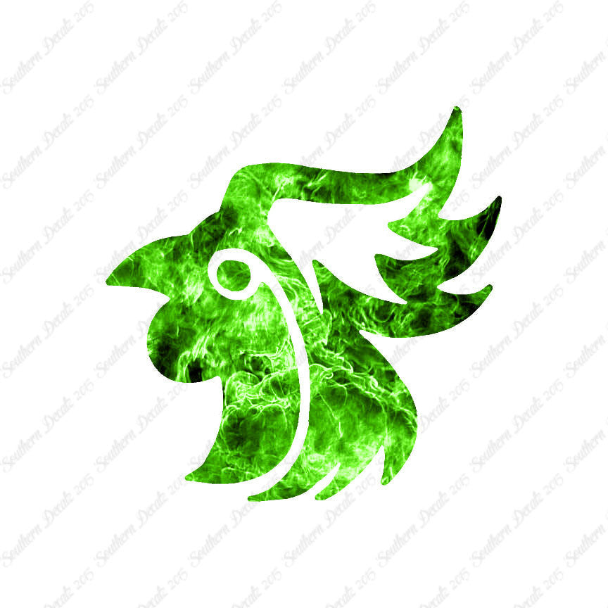 Tribal Rooster Head