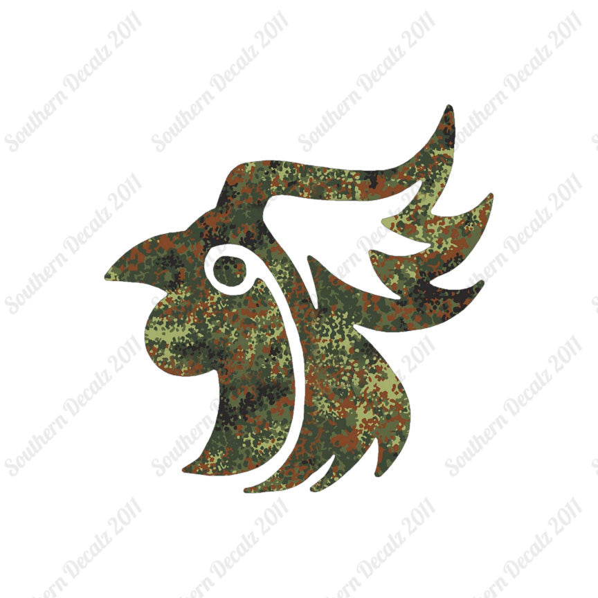 Tribal Rooster Head