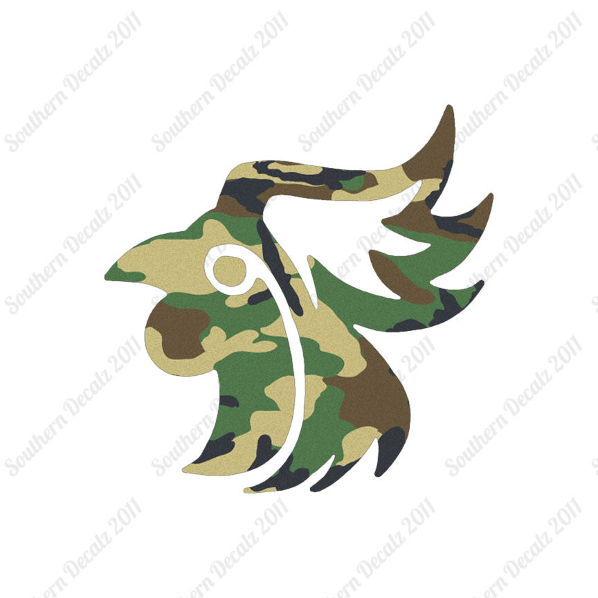 Tribal Rooster Head