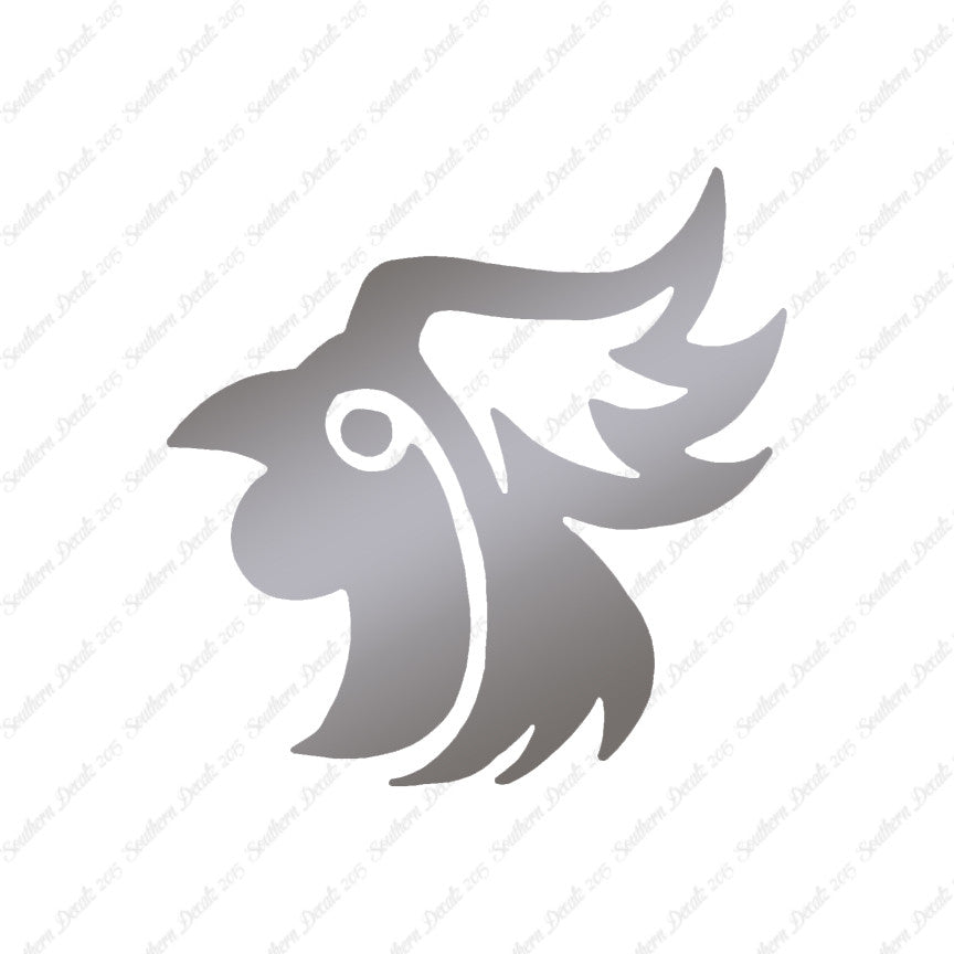 Tribal Rooster Head