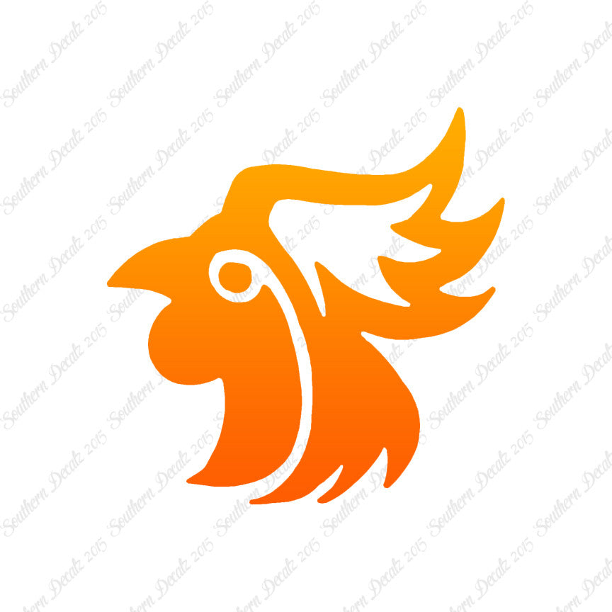 Tribal Rooster Head