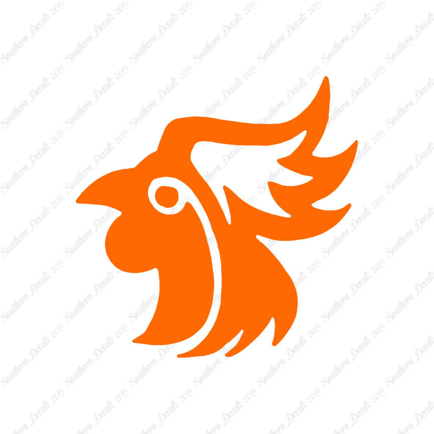 Tribal Rooster Head