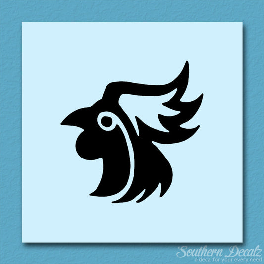 Tribal Rooster Head