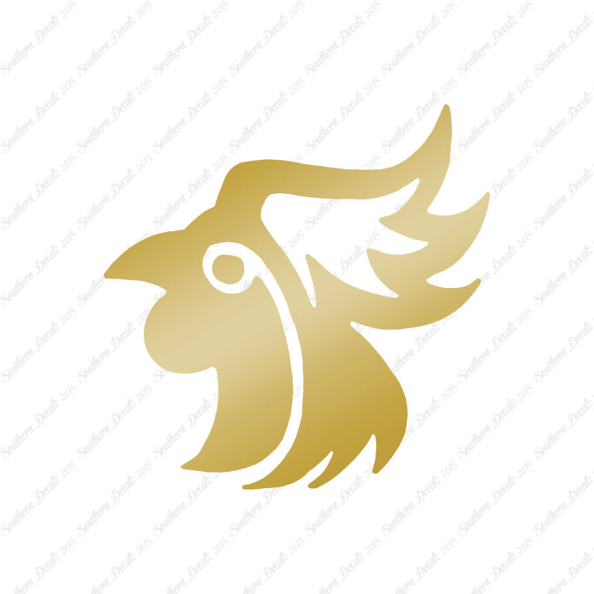 Tribal Rooster Head