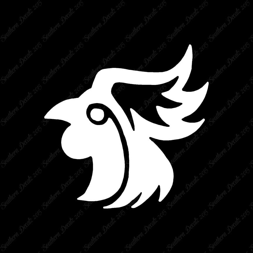 Tribal Rooster Head