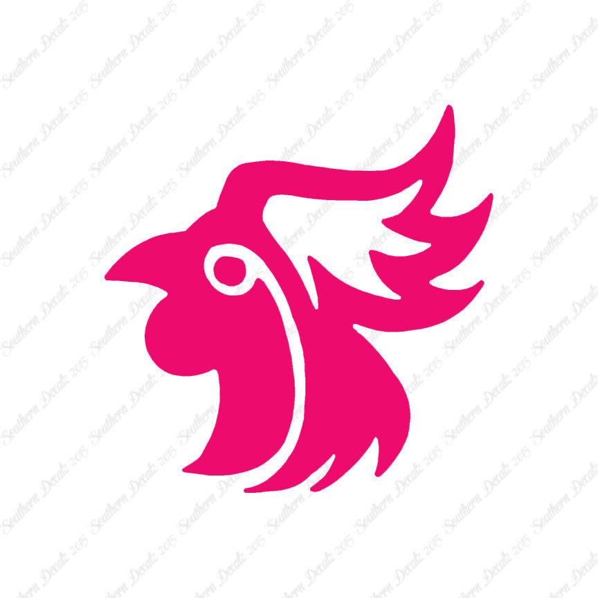 Tribal Rooster Head