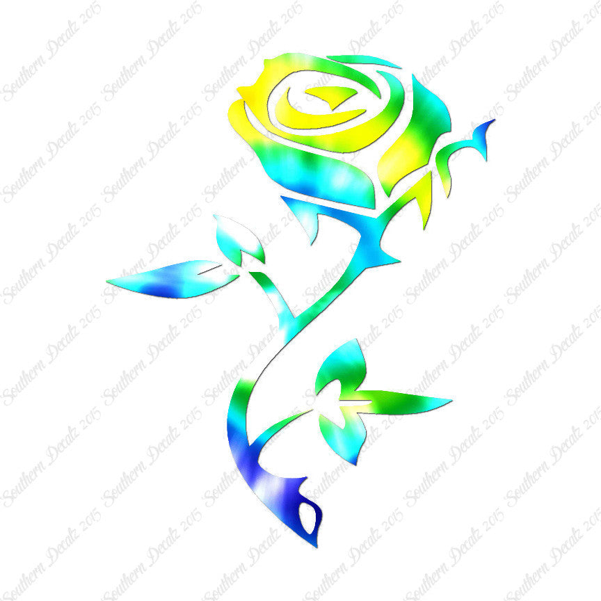 Tribal Rose Flower