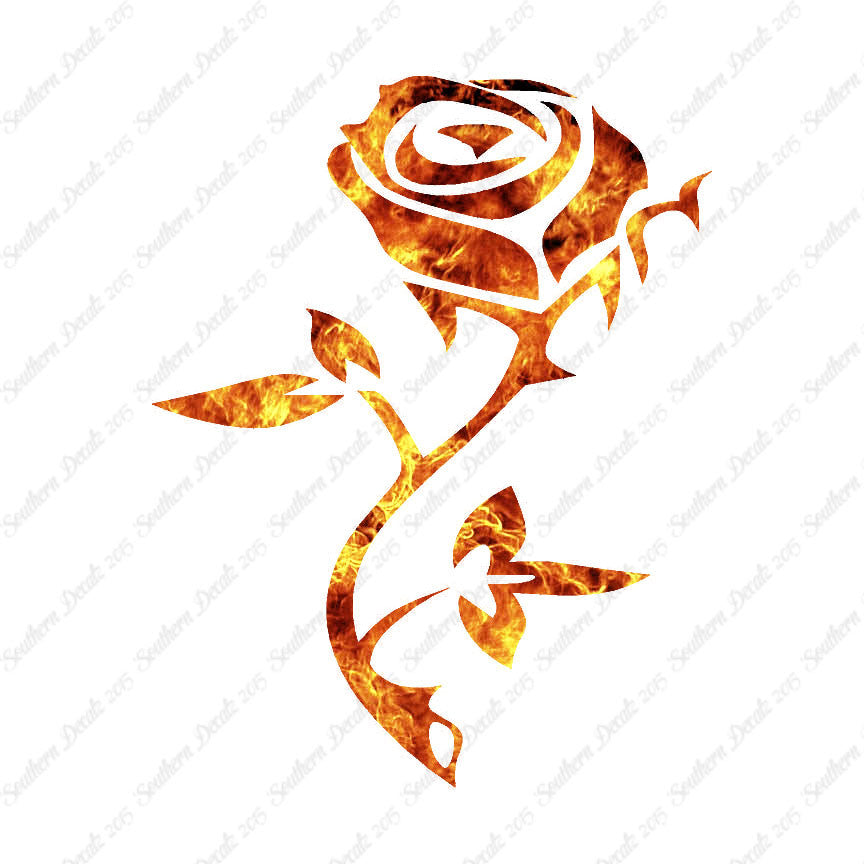 Tribal Rose Flower