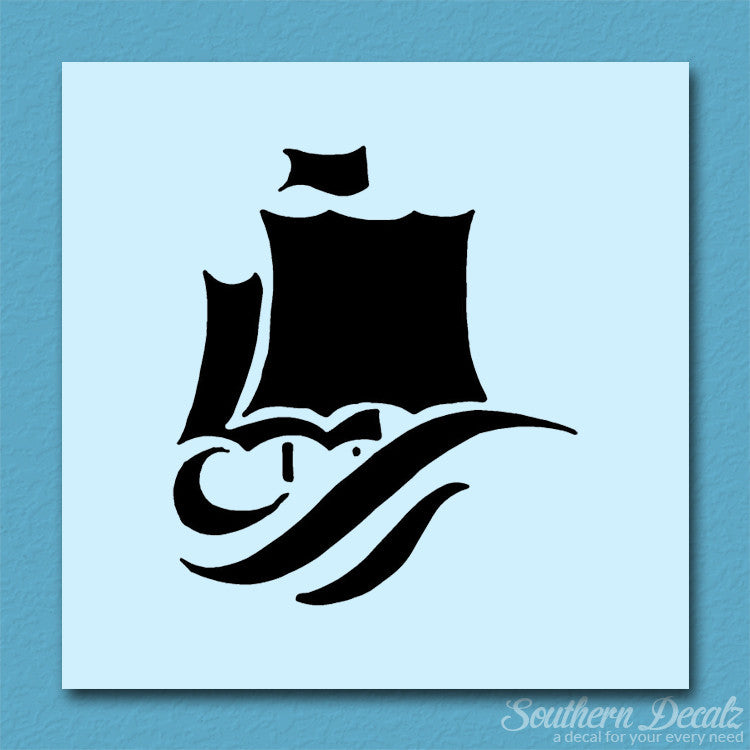 Tribal Viking Ship
