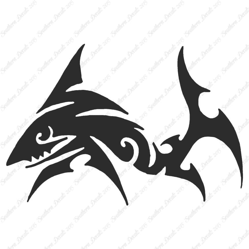 Shark Tribal Art