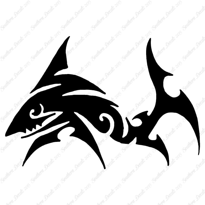 Shark Tribal Art