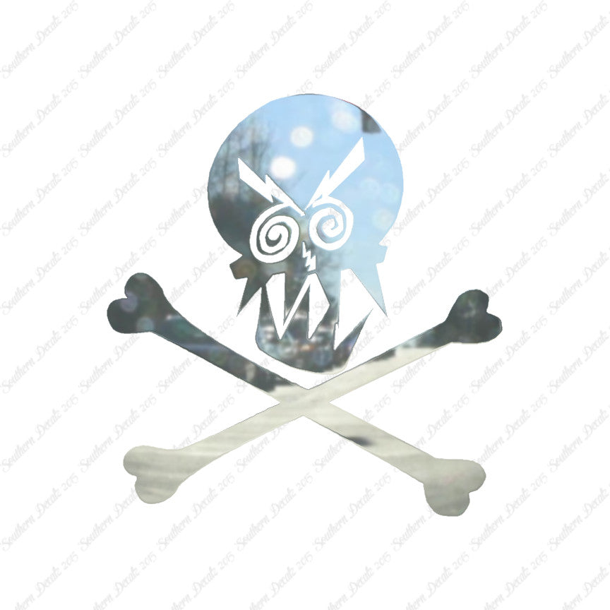 Angry Skull Crossbones