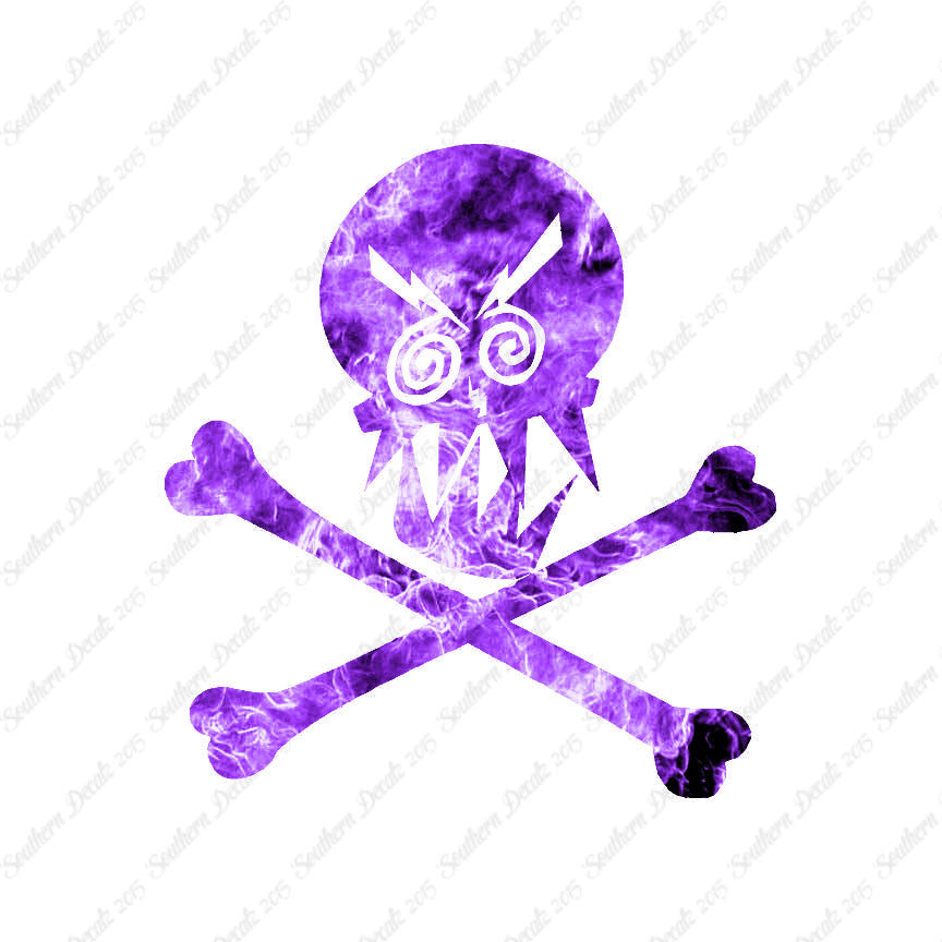 Angry Skull Crossbones