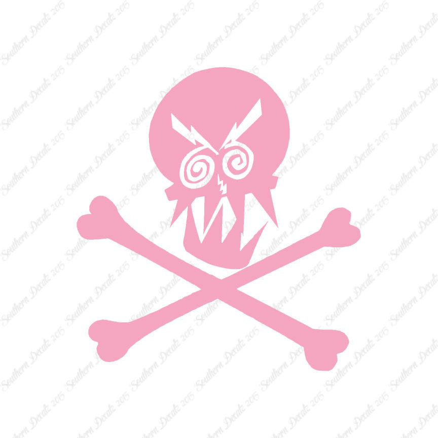 Angry Skull Crossbones